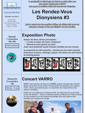 3ème Rendez-vous dionysien